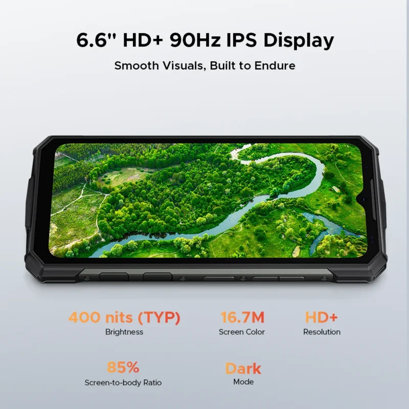 DOOGEE Fire 7 5G Robustes Telefon Gemini AI 13000 mAh Akku 6,6 Zoll Display 64 MP Kamera Abmessung 6300 Android 15 Smartphone NFC - Image 6
