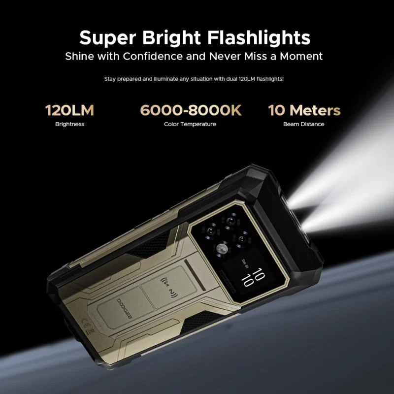 DOOGEE S200 Max – Rugged Smartphone, 6,72" 120Hz, 16GB+512GB, 22000mAh, 66W, NFC - Image 6