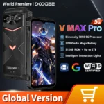 DOOGEE V MAX PRO 5G Smartphone – 12GB RAM + 512GB Speicher, 120Hz Display, 108MP Kamera, Android 14