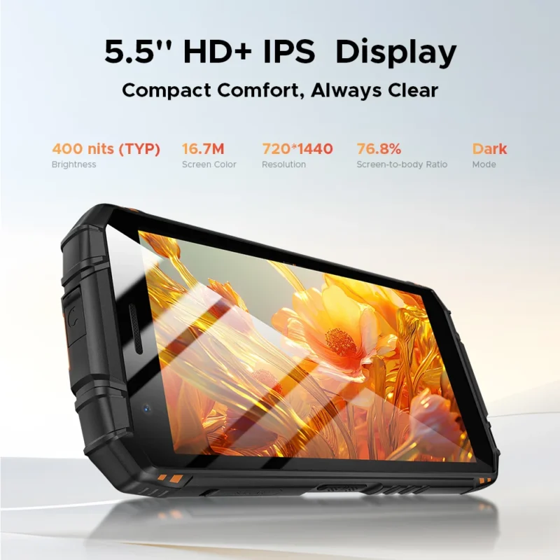 Globale Version DOOGEE Fire 3 Ultra Robustes Telefon 5,5" HD+ Display 24GB 256GB 8350mAh Akku UNISOC T7200 16MP+20MP NFC Android15 - Image 3