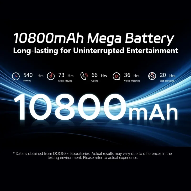 DOOGEE S Cyber – Rugged Smartphone, 6,58" 90Hz, 8GB+256GB, 50MP, 10800mAh, Android 14 - Image 3
