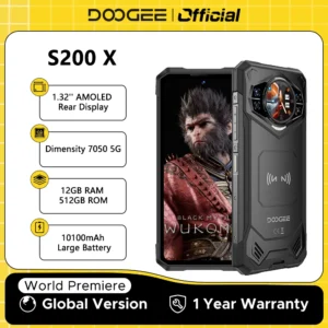 DOOGEE S200 X – Rugged 5G Smartphone, 6,72" FHD+ 120Hz, 12GB+512GB, 10100mAh, 33W