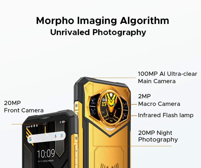 DOOGEE S200 X – Rugged 5G Smartphone, 6,72" FHD+ 120Hz, 12GB+512GB, 10100mAh, 33W - Image 5
