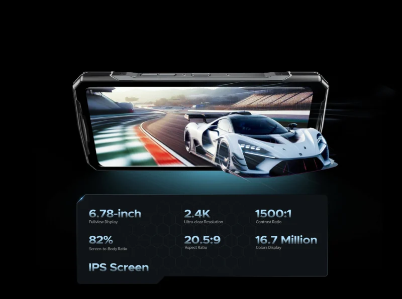 DOOGEE V40 Pro 5G Outdoor Smartphone – 6,78" Display, 16GB+512GB, Dimensity 7300, 200MP Kamera, 8680mAh Akku, Android 14 - Image 2