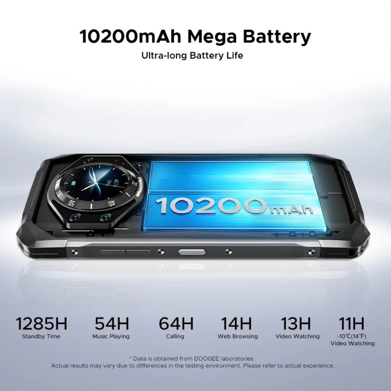 DOOGEE S119 Rugged Smartphone – 6,72" FHD+, 8GB+512GB, 100MP, 10200mAh, 33W, Android 14 - Image 4