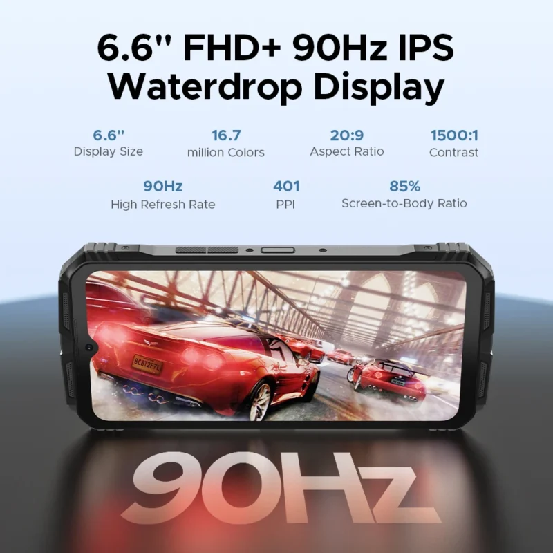 DOOGEE S Punk Pro – Rugged Smartphone, 6,6" FHD+ 90Hz, 8GB+512GB, 10800mAh, Android 14 - Image 4
